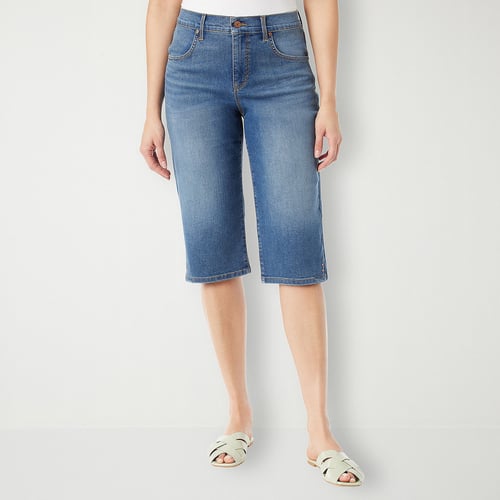 Gloria Vanderbilt Lorelai Womens Mid Rise Skimmer Pant