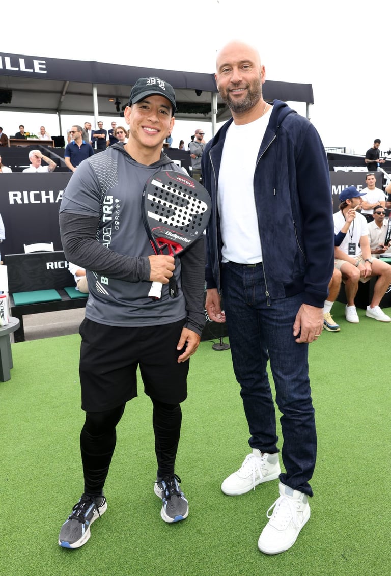 Daddy Yankee and Derek Jeter