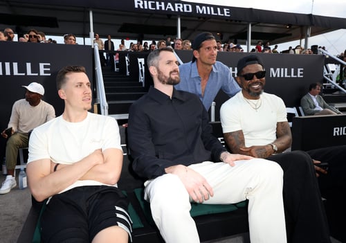 Duncan Robinson, Kevin Love, Wayne Boich, Udonis Haslem