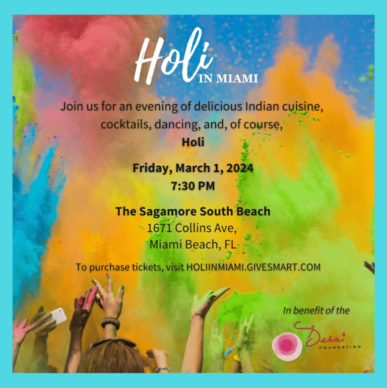 Get ready for a Holi Celebration that is uniquely Miami! 
