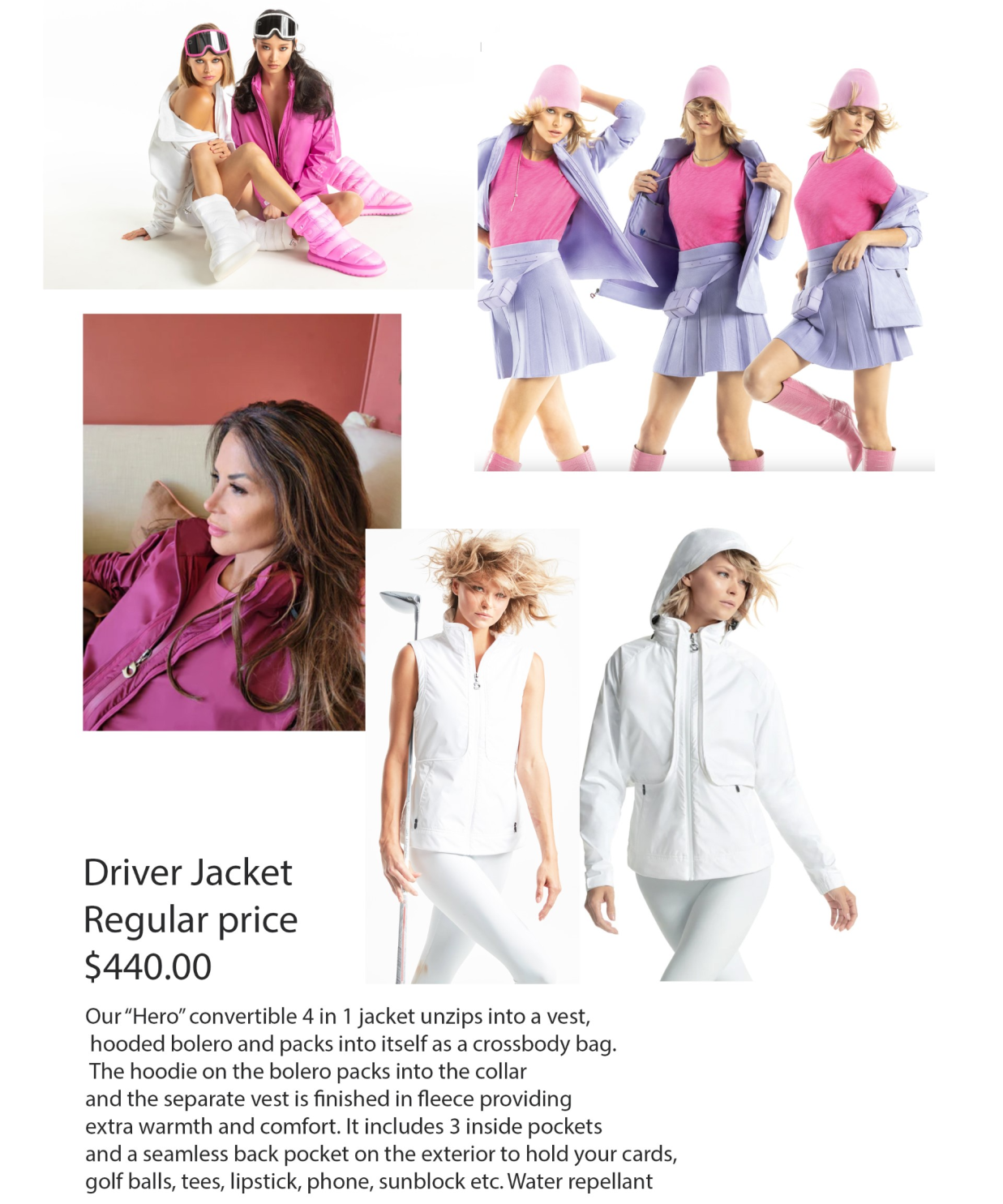 The 4-way Golf Driver Jacket
