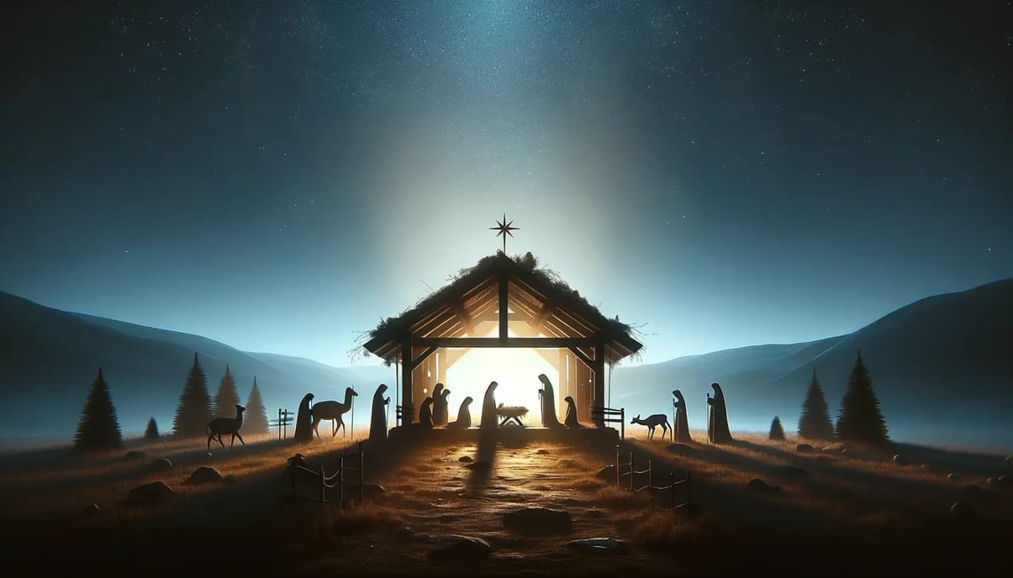 The significance of nativity scenes in outdoor settings