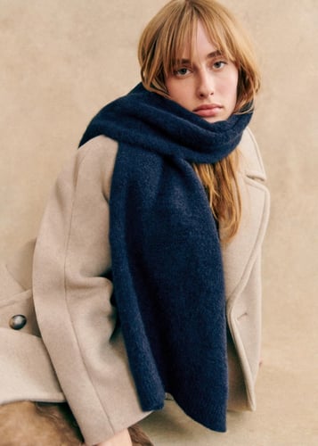 MARIANNE SCARF Navy Blue