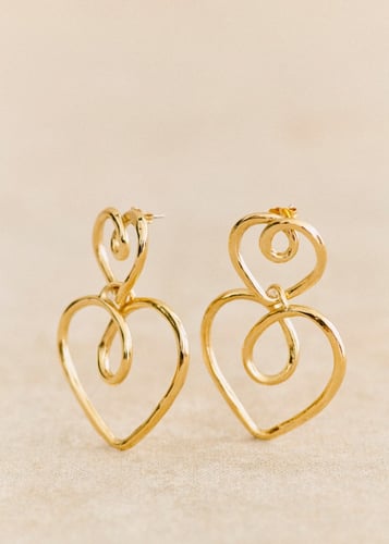 CŒUR EARRINGS Gold