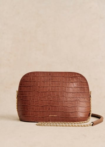 VICTOR BAG Camel Croco