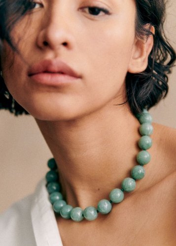 DANAE NECKLACE Vintage Blue