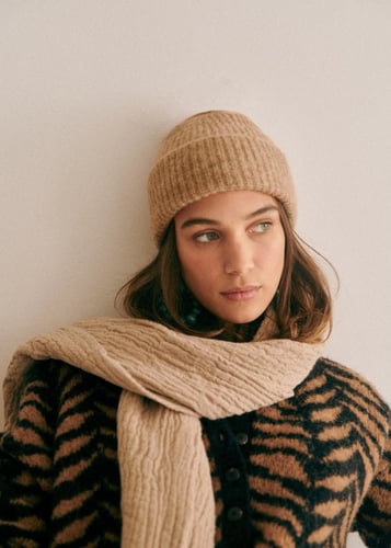LITCHIE SCARF Mixed Beige