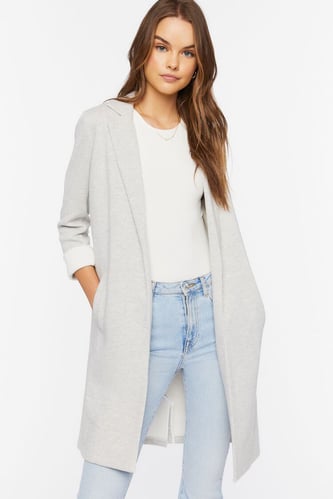 Fleece Longline Blazer