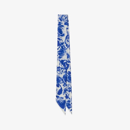 Skinny Rose Silk Scarf