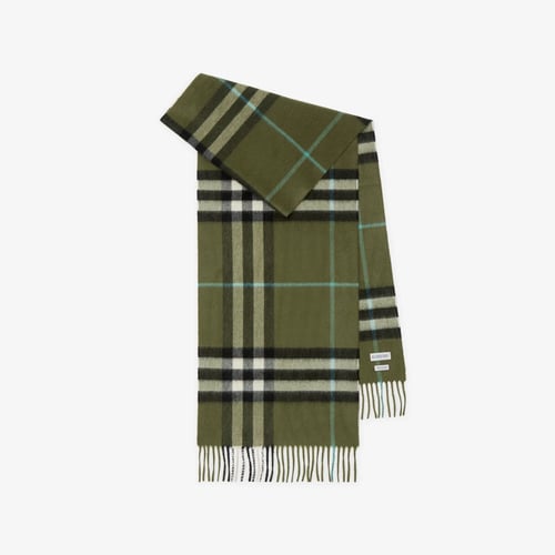 Check Cashmere Scarf