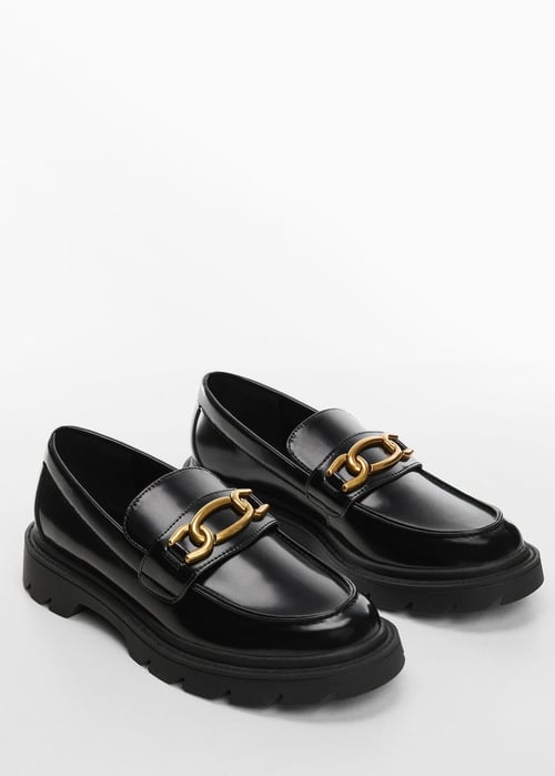 Track sole moccasin