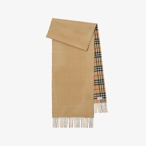 Reversible Check Cashmere