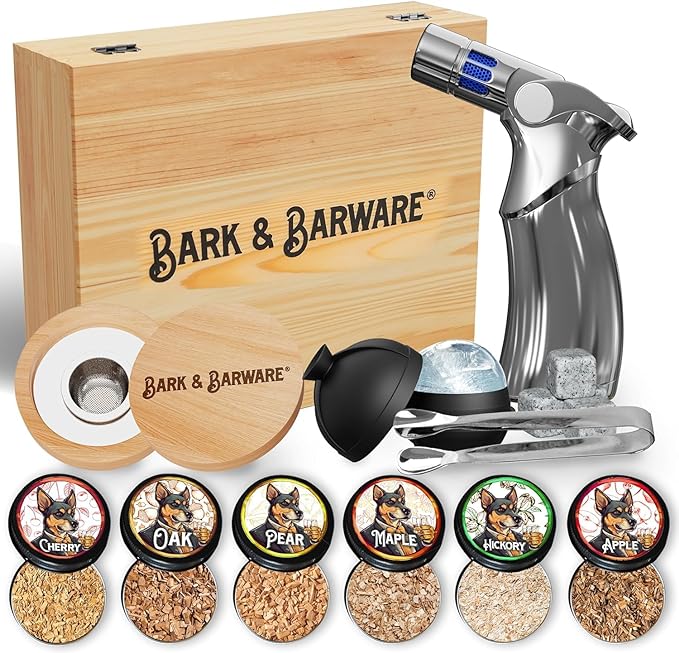 Bark & Barware Premium Cocktail Smoker Kit