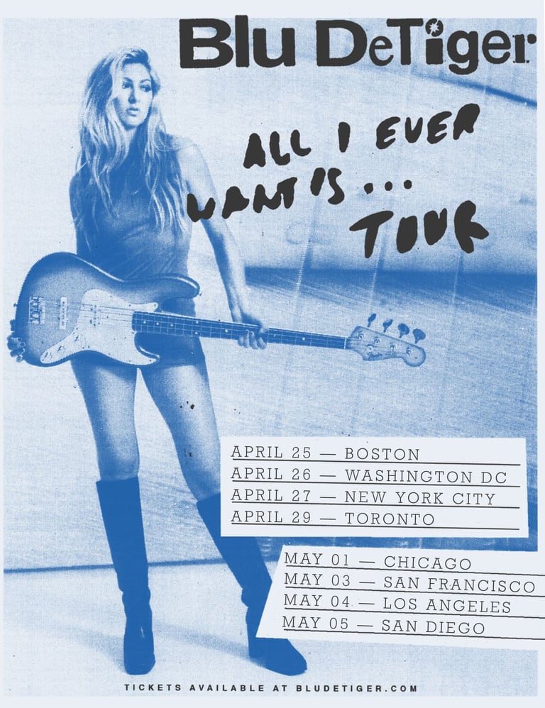 BLU DETIGER RELEASES DEBUT ALBUM 'ALL I EVER WANT IS EVERYTHING'