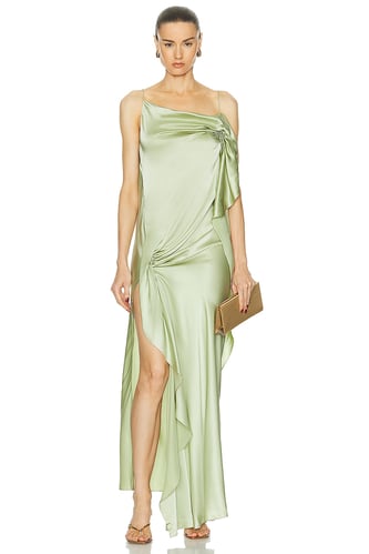Christopher Esber Cusco Silk Drape Cami Dress