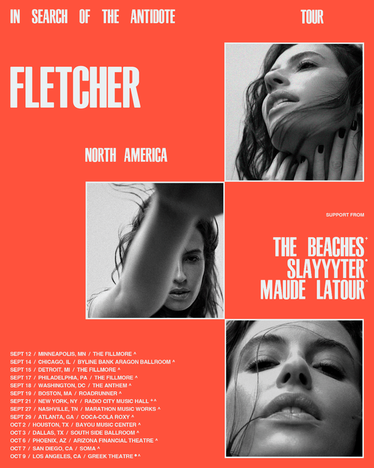 FLETCHER ANNOUNCES THE US LEG OF THE GLOBAL IN SEARCH OF THE ANTIDOTE TOUR