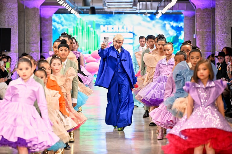 Merlin Castell during the LAFW powered by Art Hearts Fashion 2024