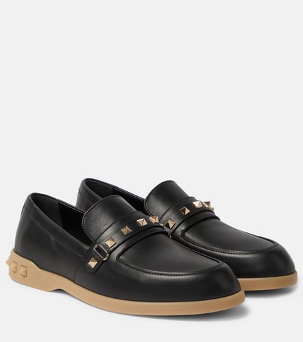 VALENTINO GARAVANI Leisure Flows leather loafers