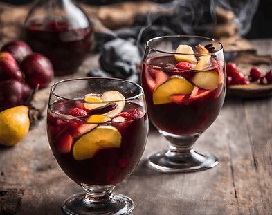 Pearwood-Smoked Sangria