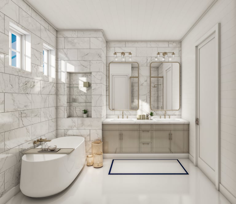 As Snowbirds Take Flight, SeaGlass Cove in the FL Keys - Bathroom