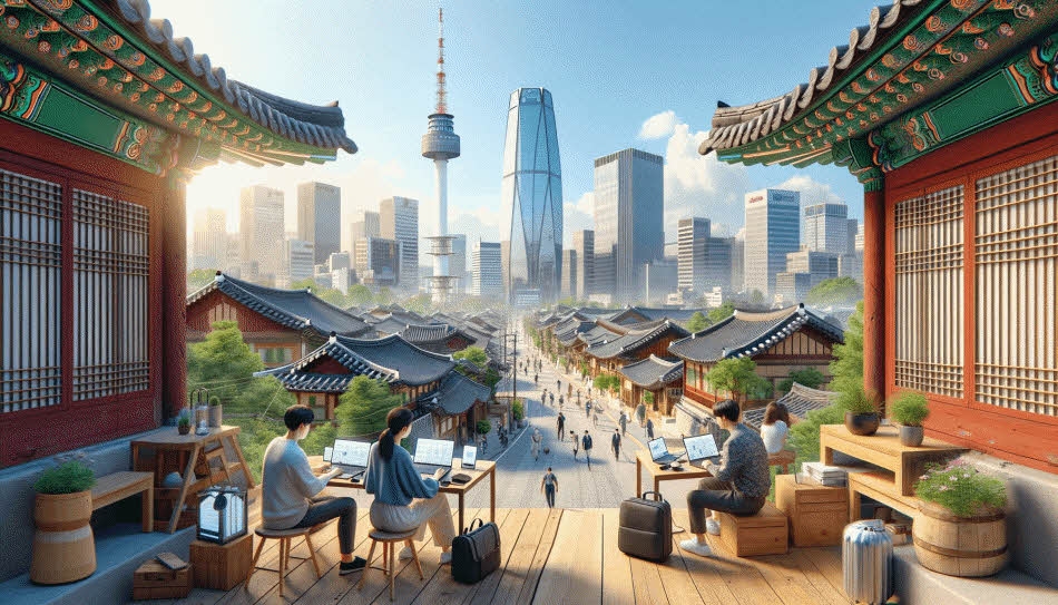 Corea del Sur abre las puertas a los nómadas digitales con un nuevo programa de visas