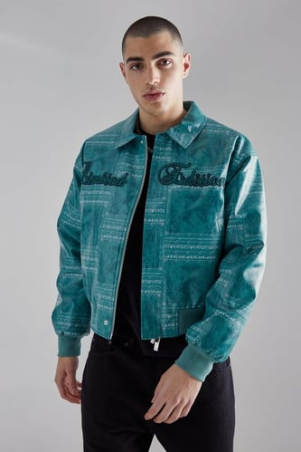 Limited Edition Boxy Printed Bomber