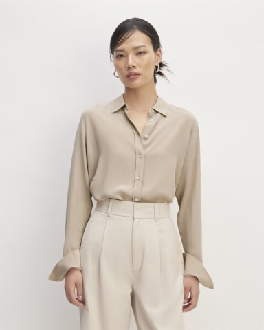 The Washable Clean Silk Relaxed Shirt