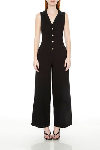 Sleeveless Wide-Leg Jumpsuit