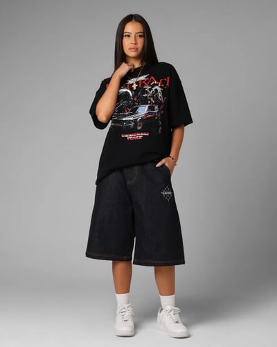 F-16 Denim Jorts