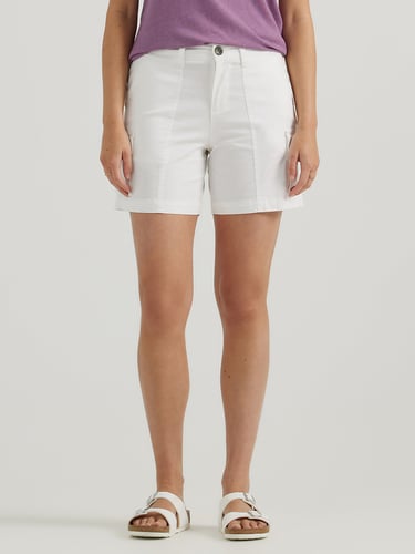 WOMEN'S ULTRA LUX COMFORT WITH FLEX-TO-GO RELAXED FIT CARGO SHORT