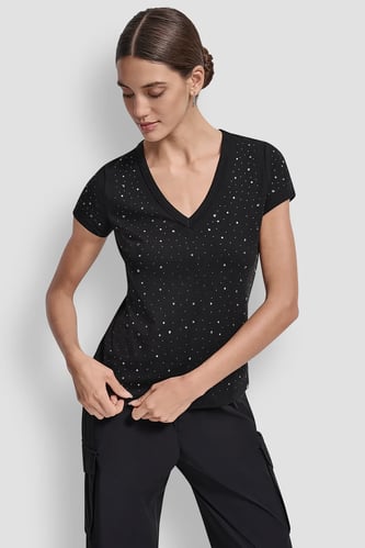 Nieten-T-Shirt