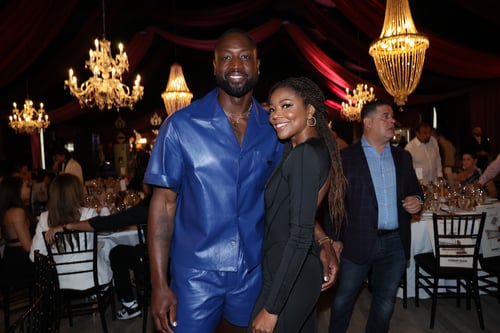 Dwyane Wade, Gabrielle Union at American Express Presents Carbone Beach - Photo Credit Omar Vega