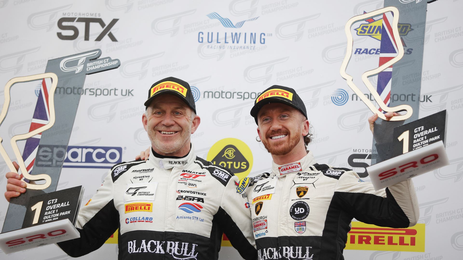 Lamborghini Dominates Oulton Park with Double Victory in British GT Campaign Opener
