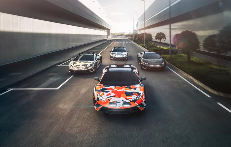 Lamborghini's Huracán Sterrato All-Terrain Ad Personam Special Series Debuts at Milan Design Week