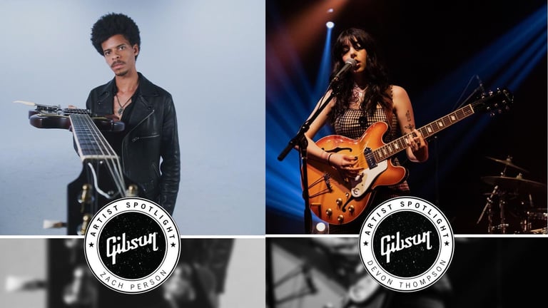 Devon Thompson und Zach Person sind neue Gibson Spotlight Künstlermusiker
