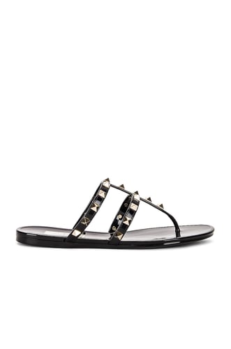 Valentino Garavani Summer Rockstud Pvc Thong Sandal