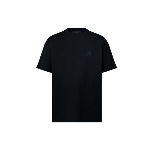 Damier Cotton Pique T-Shirt