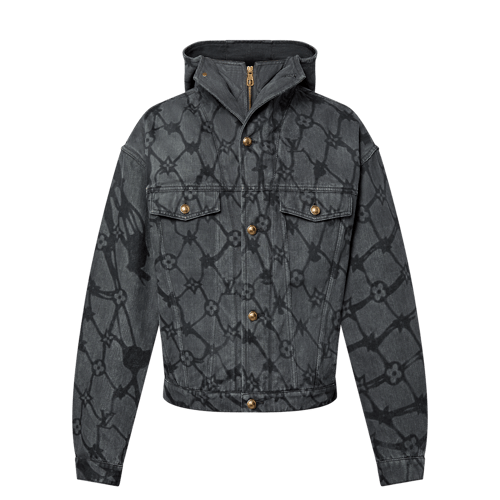 Monogram Denim Hooded Blouson