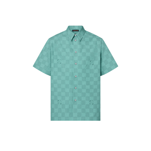 Printed Short-Sleeved Cotton Shirt