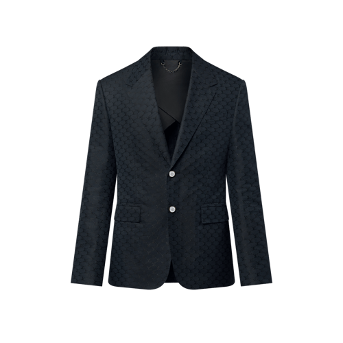 Single-Breasted Silk And Cotton Pont Neuf Jacket