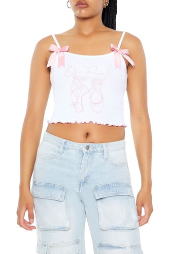 On Pointe Ballet Cropped Cami
