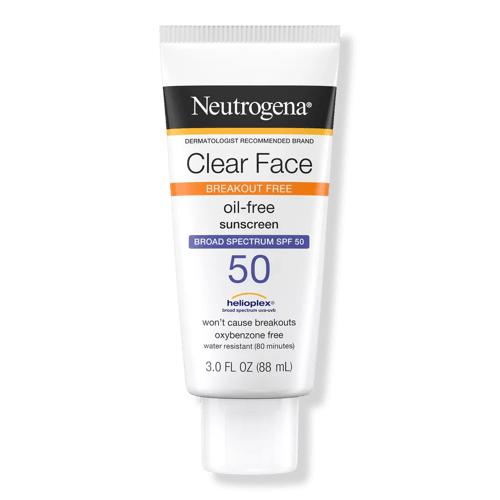 Clear Face Oil-Free Sunscreen SPF 50