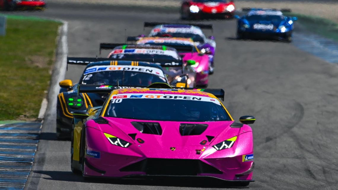 Lamborghini holt in Hockenheim den ersten International GT Open-Sieg des Jahres