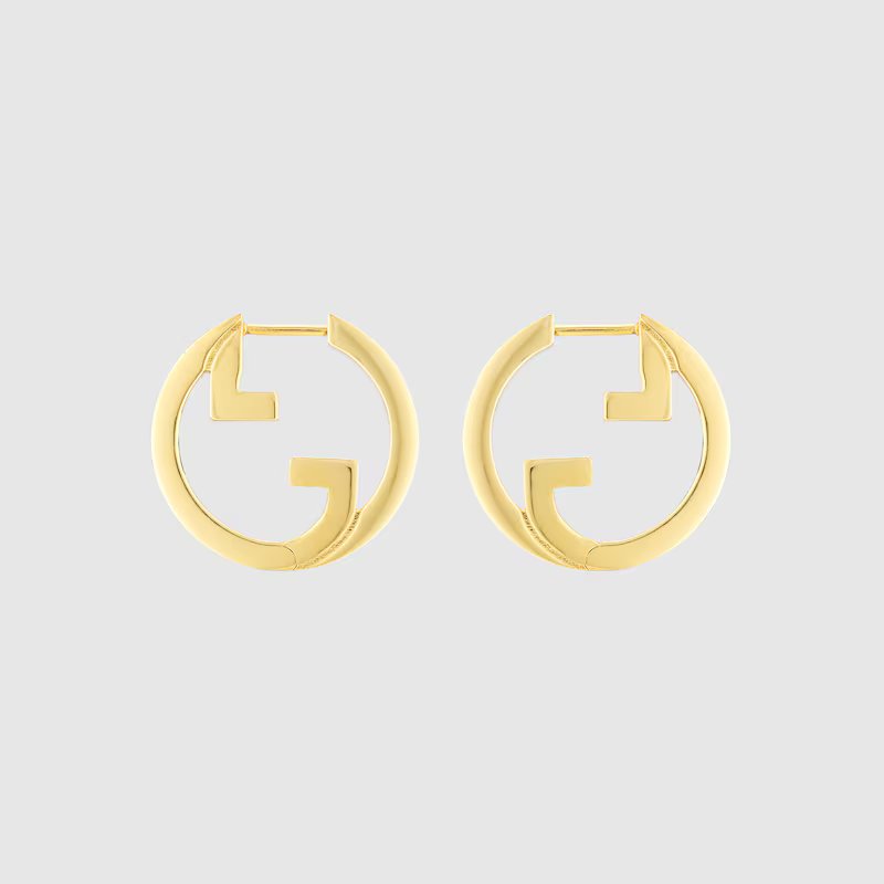GUCCI BLONDIE HOOP EARRINGS