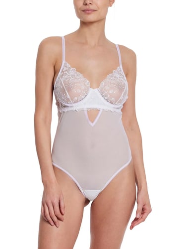In Full Bloom Bodysuit Opal White