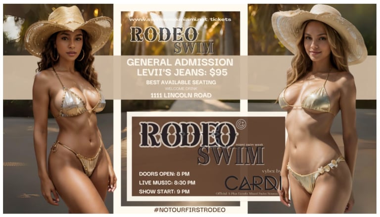 Rodeo Swim auf der Miami Swim Week
