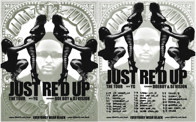 YG annonce sa tournée nord-américaine JUST RE'D UP