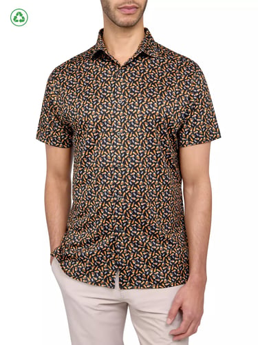 Micro Beers Front Button Shirt