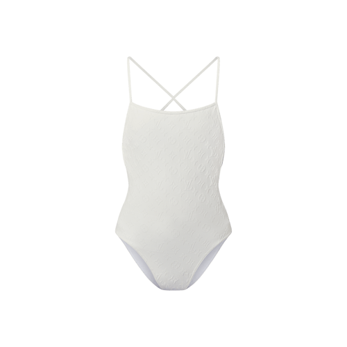 Monogram Jacquard One-Piece Swimsuit