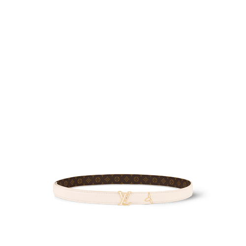 Pretty LV Enamel 20mm Reversible Belt